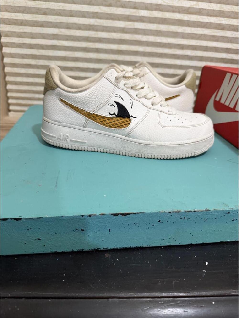 Nike Air Force 1 '07 LV8 Next Nature "Sun Club - White Shark's Fin" ☀️🦈
